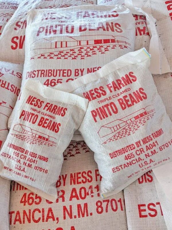 Local New Mexico pinto bean bags