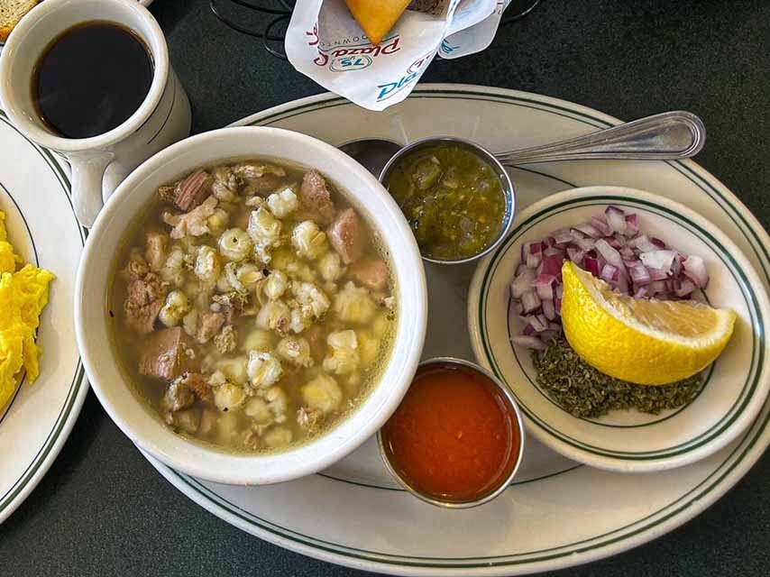 a-red-and-green-pork-posole-in-Santa-Fe-New-Mexico