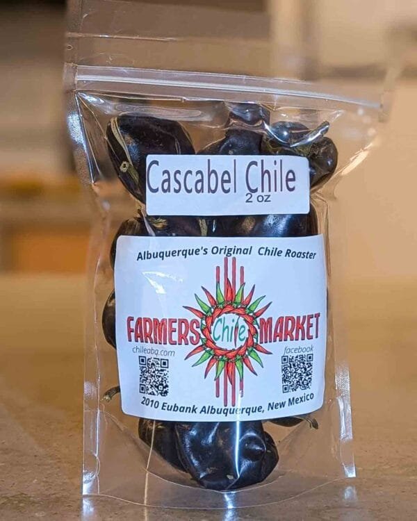 2 oz bag of Mexican cascabel chile