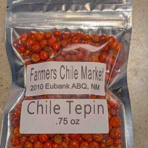 A small bag of Chile Tepin