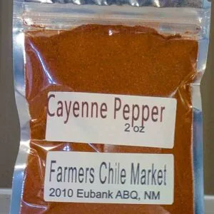 a 2 oz bag of cayenne pepper